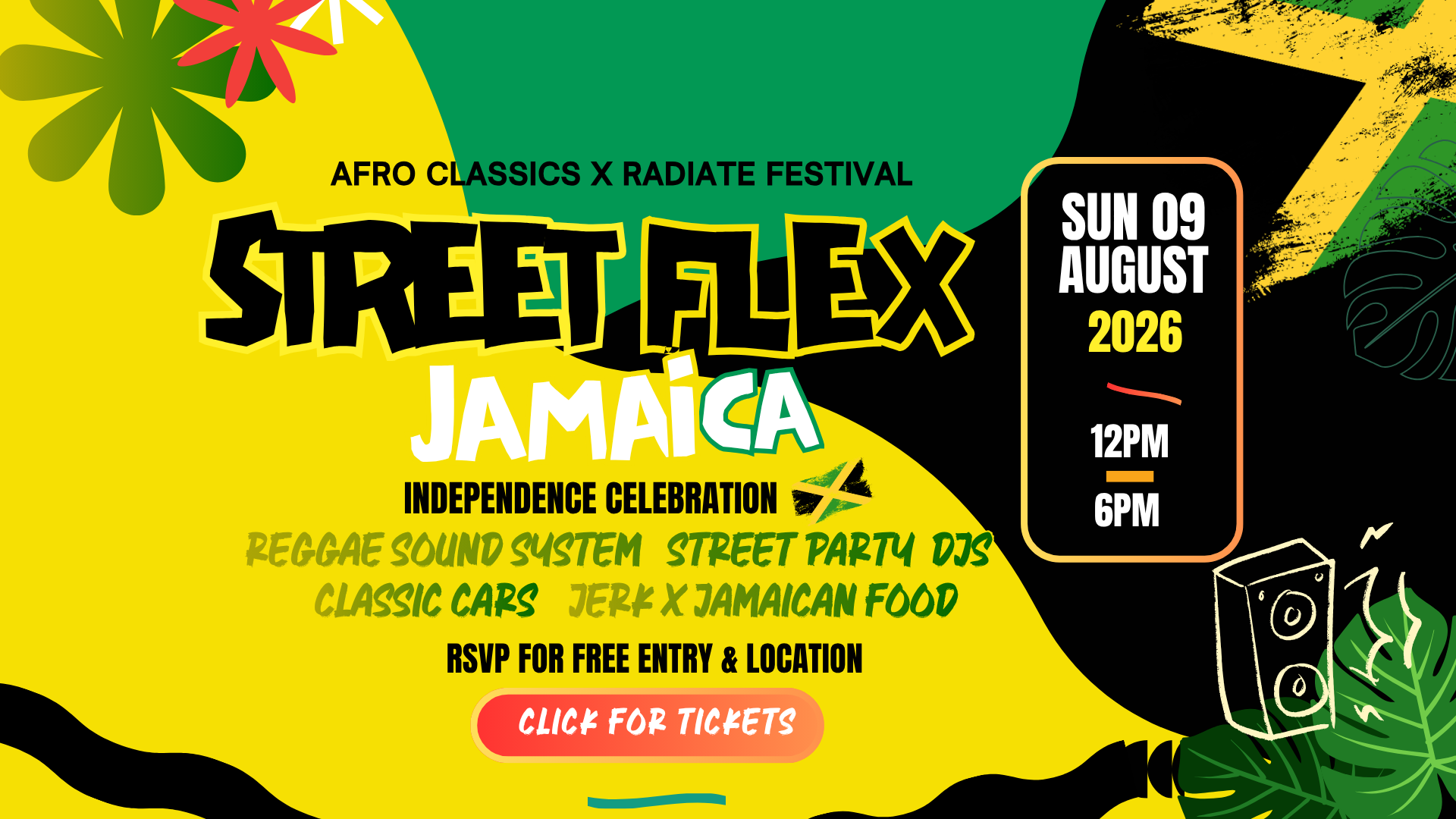 Jamaican Independence Street Party - Street Flex